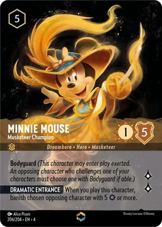 Minnie Mouse - Musketeer Champion 206/204/204
