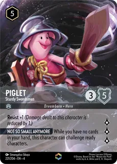 Piglet - Sturdy Swordsman 221/204/204