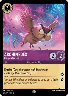 Archimedes - Exasperated Owl 39/204/204