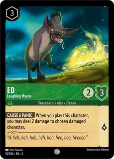 Ed - Laughing Hyena 74/204/204