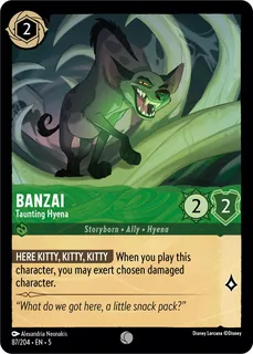 Banzai - Taunting Hyena 87/204/204