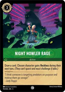 Night Howler Rage 95/204/204
