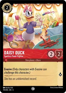 Daisy Duck - Spotless Food-Fighter 111/204/204