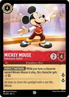 Mickey Mouse - Enthusiastic Dancer 112/204/204