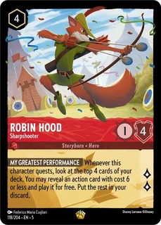 Robin Hood - Sharpshooter 118/204/204