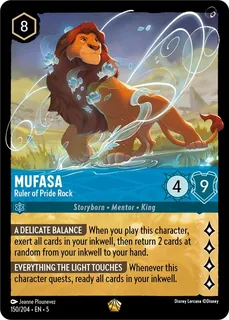 Mufasa - Ruler of Pride Rock 150/204/204