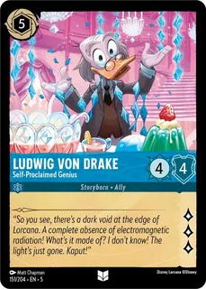 Ludwig Von Drake - Self-Proclaimed Genius 151/204/204