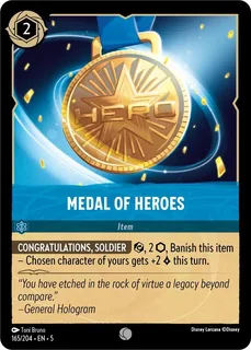 Medal of Heroes 165/204/204
