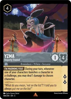 Yzma - Unjustly Treated 184/204/204