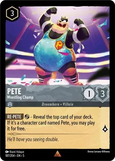 Pete - Wrestling Champ 187/204/204