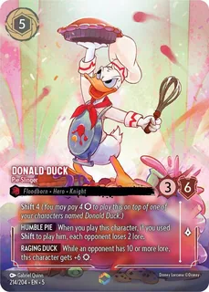 Donald Duck - Pie Slinger 214/204/204