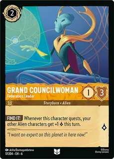 Grand Councilwoman - Federation Leader 17/204/204