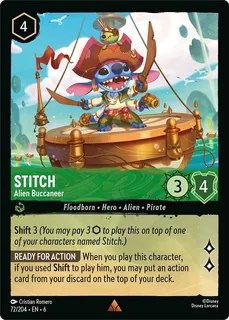Stitch - Alien Buccaneer 72/204/204