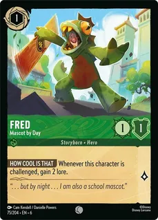 Fred - Mascot by Day 75/204/204
