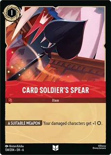 Card Soldier's Spear 134/204/204