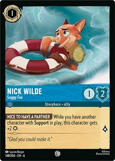 Nick Wilde - Soggy Fox 148/204/204