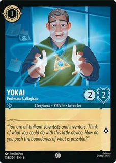 Yokai - Professor Callaghan 158/204/204