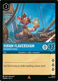 Hiram Flaversham - Intrigued Inventor 159/204/204