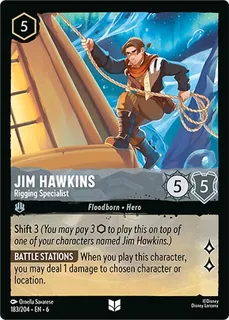 Jim Hawkins - Rigging Specialist 183/204/204