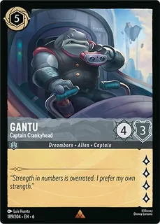 Gantu - Captain Crankyhead 189/204/204