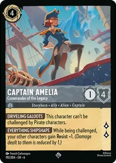 Captain Amelia - Commander of the Legacy 192/204/204