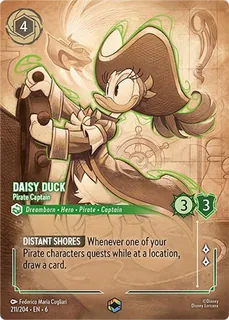 Daisy Duck - Pirate Captain 211/204/204