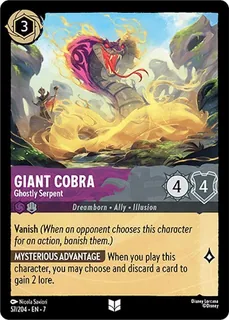 Giant Cobra - Ghostly Serpent 57/204/204