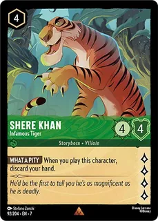 Shere Khan - Infamous Tiger 92/204/204