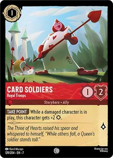 Card Soldiers - Royal Troops 129/204/204