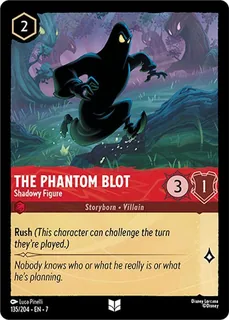 The Phantom Blot - Shadowy Figure 135/204/204