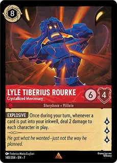Lyle Tiberius Rourke - Crystallized Mercenary 140/204/204