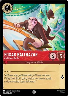 Edgar Balthazar - Ambitious Butler 146/204/204