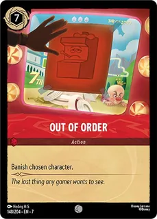 Out of Order 148/204/204
