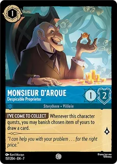 Monsieur D'Arque - Despicable Proprietor 157/204/204