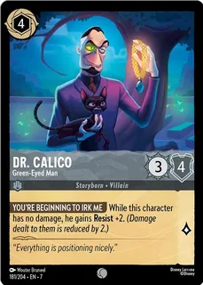 Dr. Calico - Green-Eyed Man 181/204/204