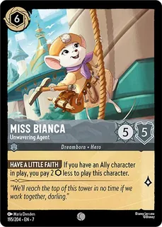 Miss Bianca - Unwavering Agent 195/204/204