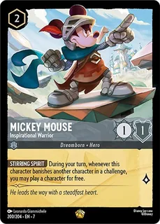 Mickey Mouse - Inspirational Warrior 200/204/204