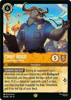 Chief Bogo- Commanding Officer 18/204/204