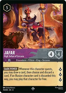 Jafar - High Sultan of Lorcana 74/204/204