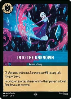 Into the Unknown 81/204/204