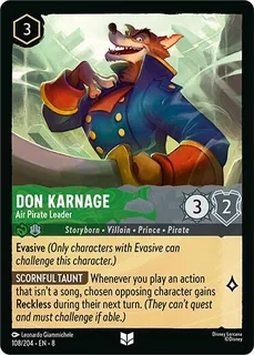 Don Karnage - Air Pirate Leader 108/204/204