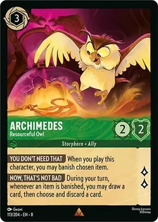 Archimedes - Resourceful Owl 113/204/204
