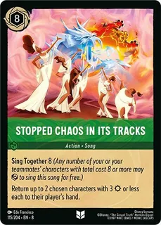 Stopped Chaos in Its tracks 115/204/204