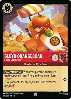 Gloyd Orangeboar - Fierce Competitor 121/204/204