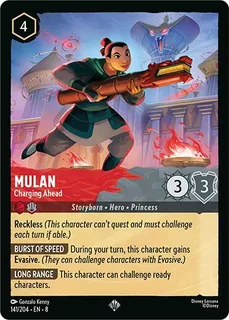 Mulan - Charging Ahead 141/204/204
