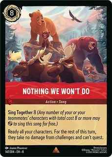 Nothing We Won't Do 147/204/204