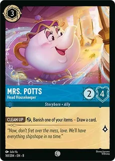 Mrs. Potts - Head Housekeeper 161/204/204