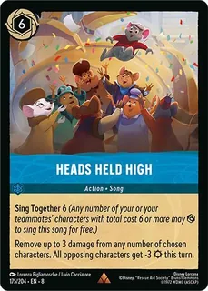 Heads Held High 175/204/204