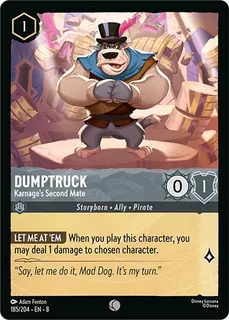 Dumptruck - Karnage's Second Mate 185/204/204