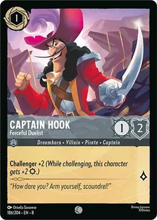 Captain Hook - Forceful Duelist 186/204/204